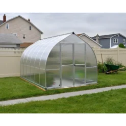 Palram 8 X 12ft Canopia Bella Greenhouse - Silver -Garantia Store 12806866 2024833196796391