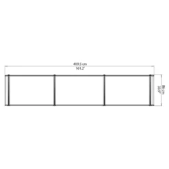 Palram - Canopia Canopy Neo 4050 Grey Twinwall -Garantia Store 12807430 1344832959656396