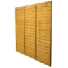 Forest Larchlap Lap 1.5m Fence Panel - Pack Of 5