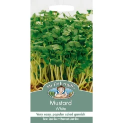 Mr. Fothergill's Mustard White (Brassica Sinapsis Alba) Seeds