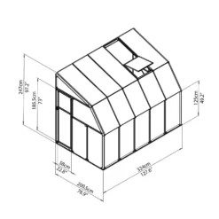 Palram 6 X 10 Ft Canopia Clear Sun Room 8 Palram 6 X 10 Ft Canopia Clear Sun Room -Garantia Store 12810964 9044833201292347