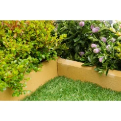 Stylish Stone Round Top Edging 600mm - Gold