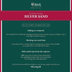 RHS Horticultural Silver Sand - Large - 20kg 12 RHS Horticultural Silver Sand - Large - 20kg -Garantia Store 12813004 1294857553826964