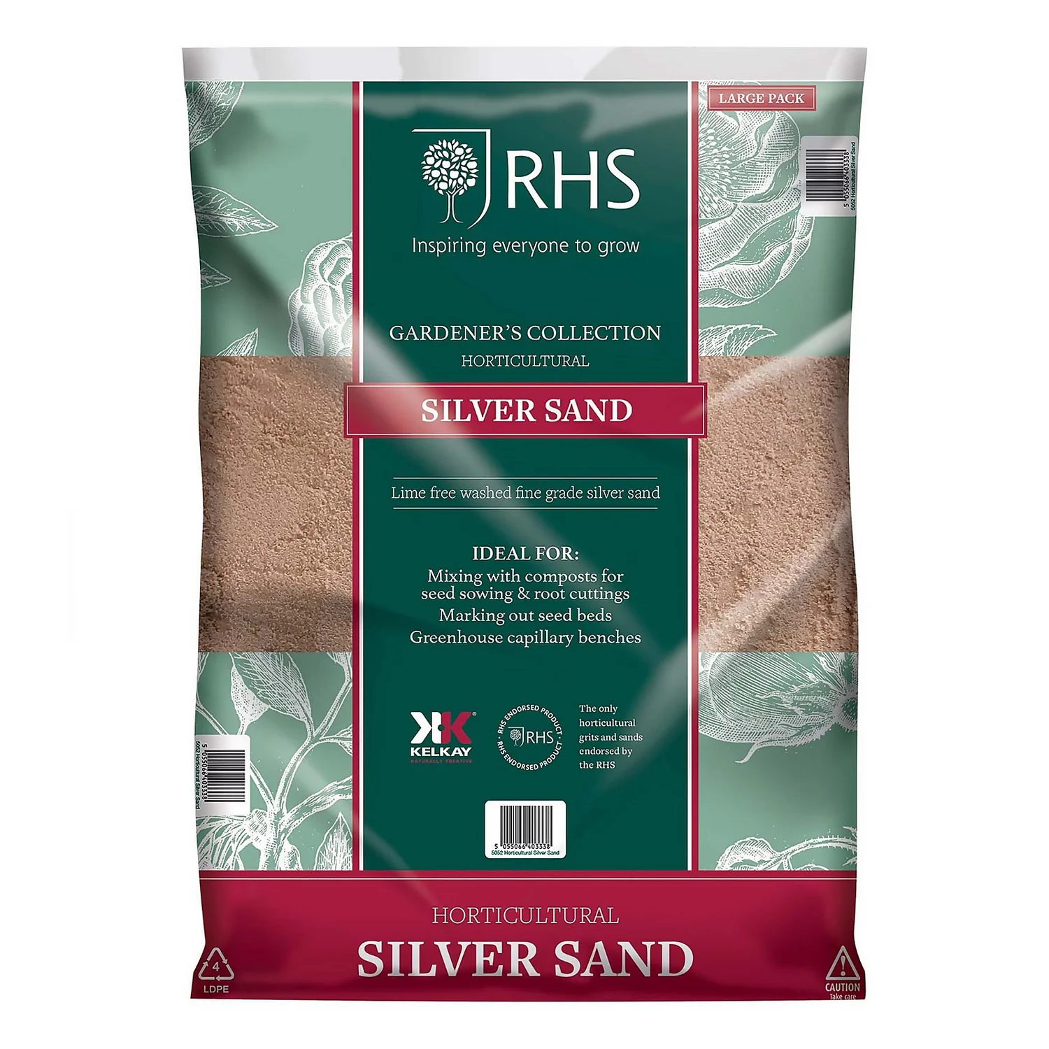 RHS Horticultural Silver Sand - Large - 20kg 5 RHS Horticultural Silver Sand - Large - 20kg - Image 5