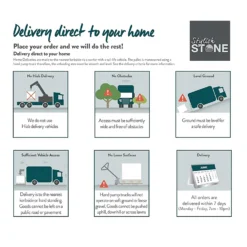 Stylish Stone Round Top Edging 600mm - Gold (Full Pack) -Garantia Store 12813220 1914957309868562