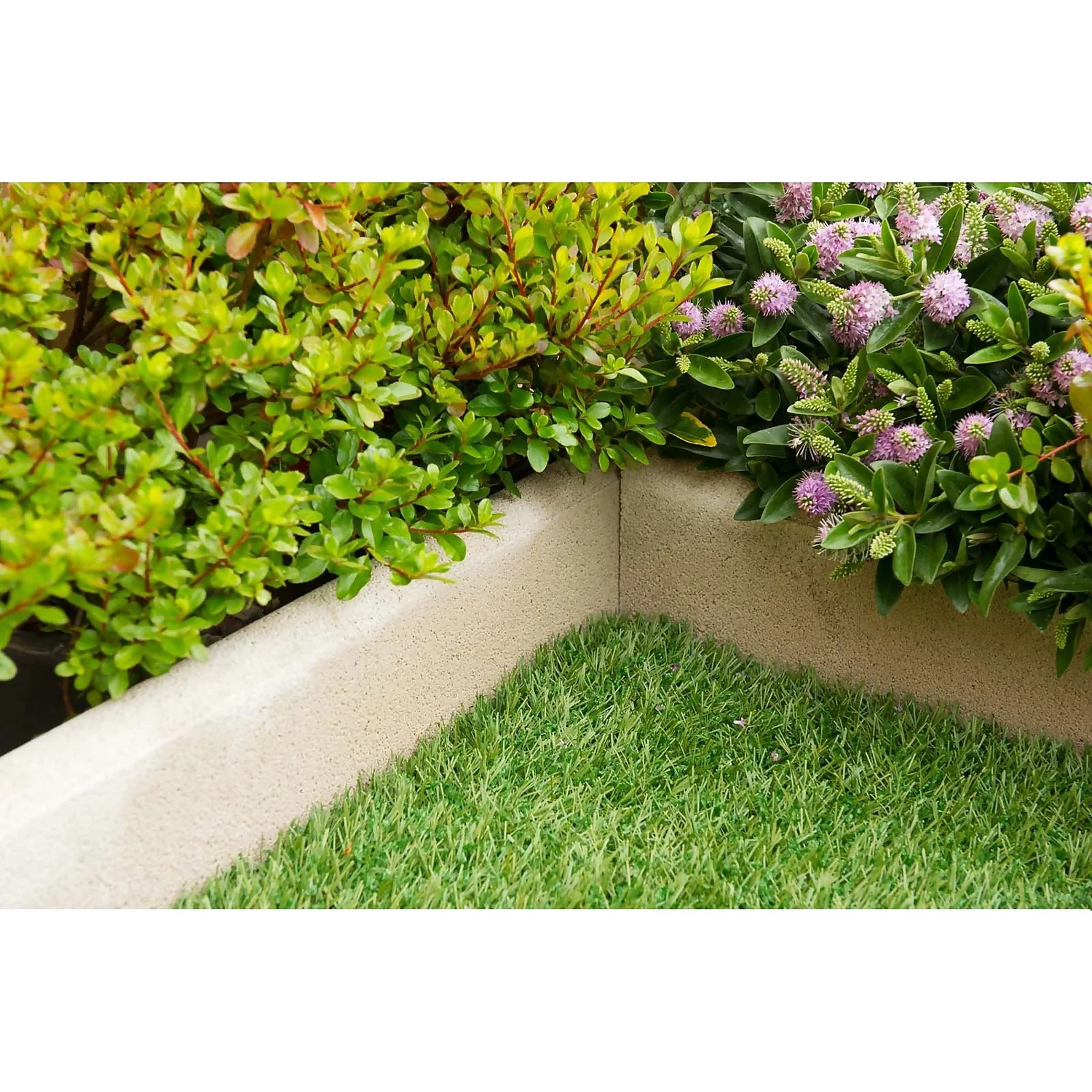 Stylish Stone Round Top Edging 600mm - Grey (Full Pack) 1 Stylish Stone Round Top Edging 600mm - Grey (Full Pack)