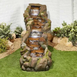 Stylish Fountains Bustling Waters Including LED Lights -Garantia Store 12814089 1844957312425579