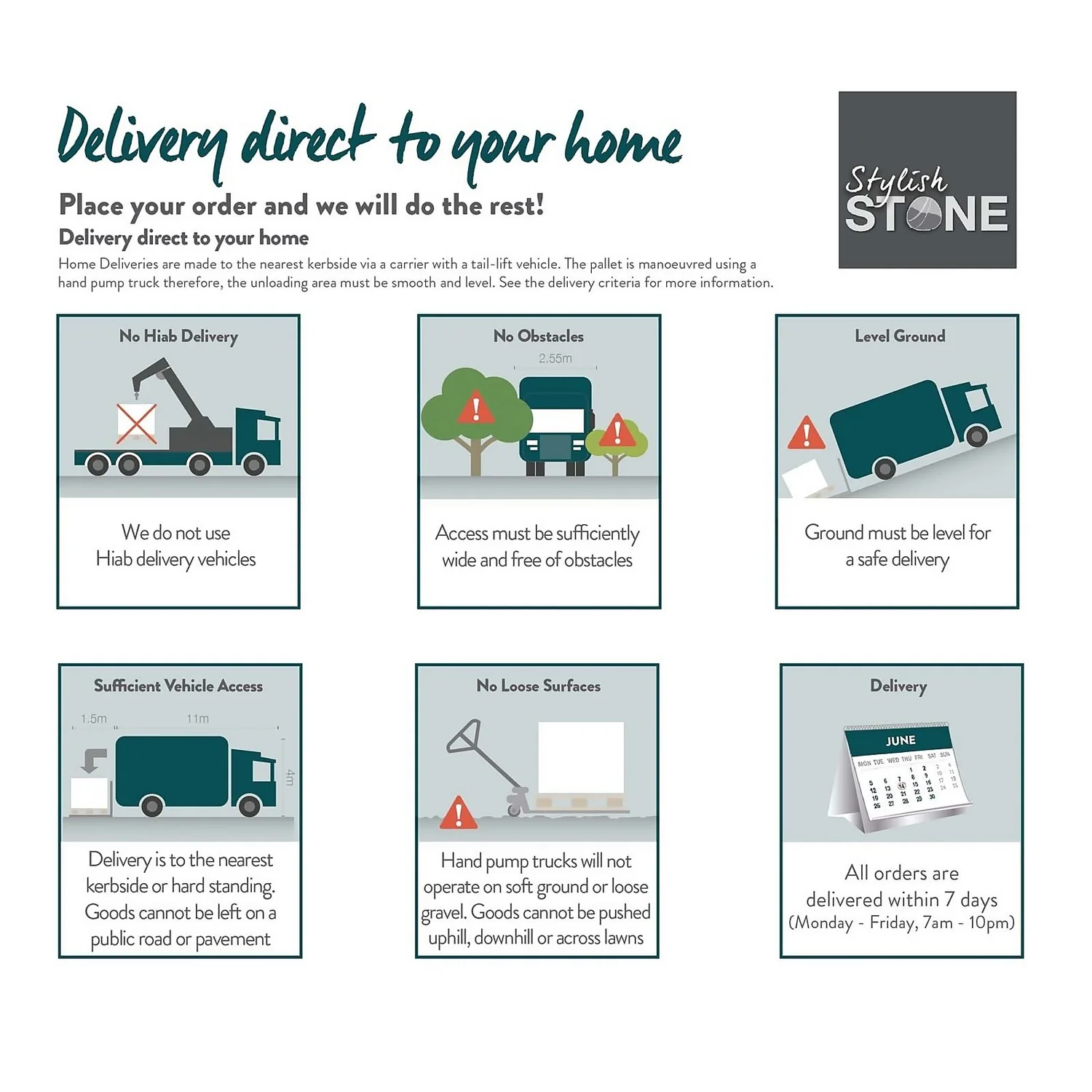 Stylish Stone Granite Paving 400 X 400mm - Dark Grey (Full Pack) 7 Stylish Stone Granite Paving 400 X 400mm - Dark Grey (Full Pack) - Image 7