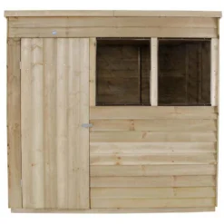 7x5ft Forest Wooden Overlap Pressure Treated Pent Shed -incl. Installation 12 7x5ft Forest Wooden Overlap Pressure Treated Pent Shed -incl. Installation -Garantia Store 12815049 3134845698090337