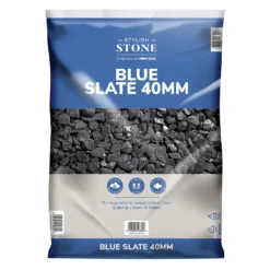 Stylish Stone Blue Slate 40mm - Large Pack - 19kg -Garantia Store 12815076 8084902948109902