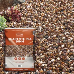 Stylish Stone Premium Quartzite Pea 10mm - Large Pack - 19kg