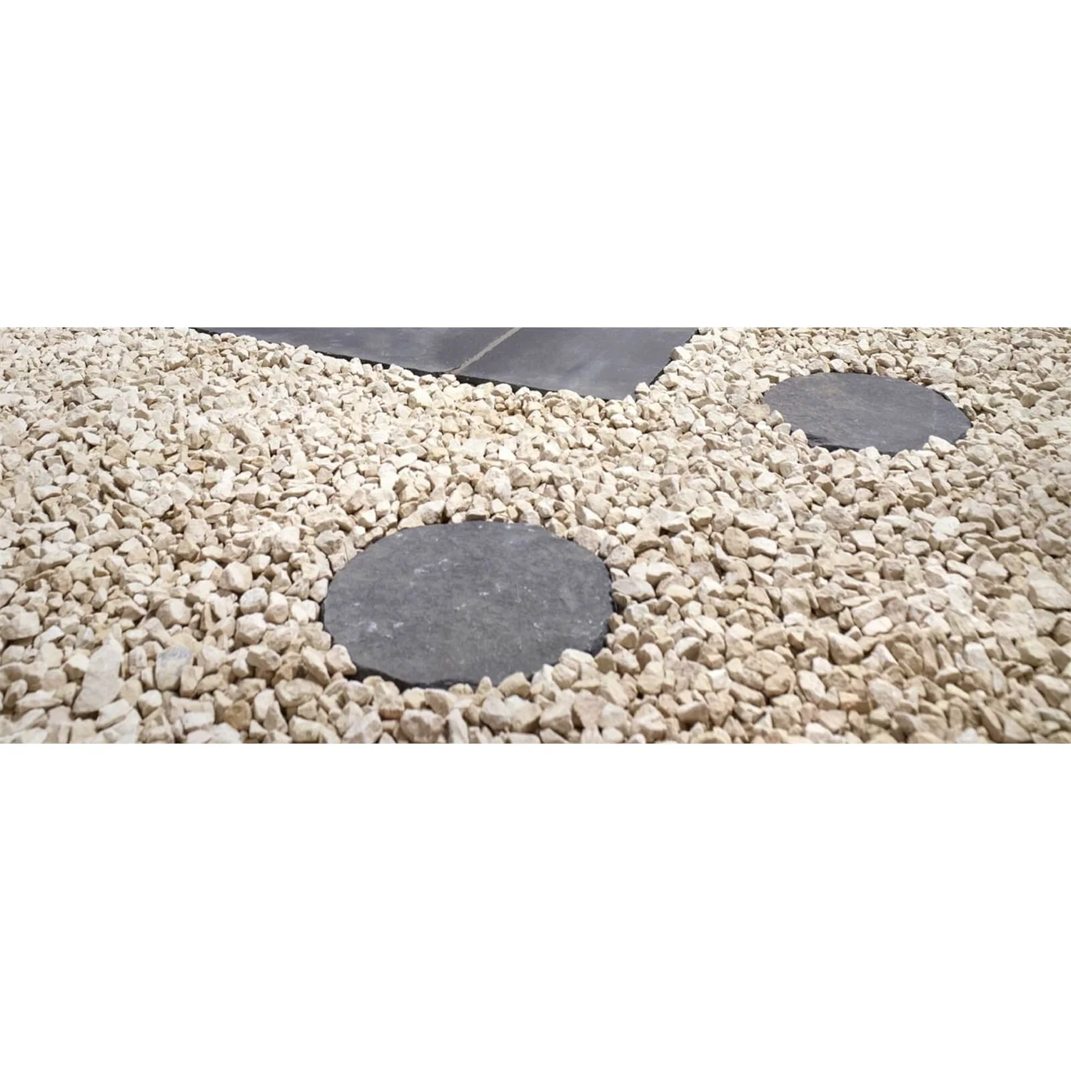 Stylish Stone Natural Stepping Stone 300mm - Charcoal 1 Stylish Stone Natural Stepping Stone 300mm - Charcoal