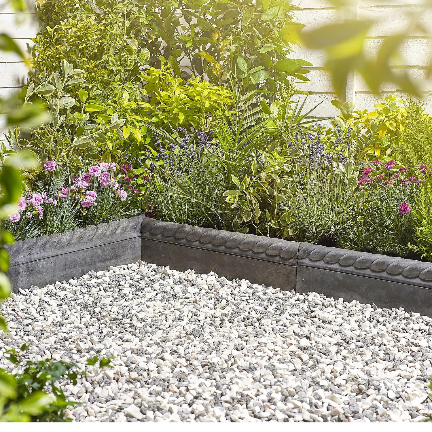 Stylish Stone Full Rope Top Edging 575mm - Grey 2 Stylish Stone Full Rope Top Edging 575mm - Grey - Image 2