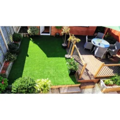 Nomow 28mm Garden Grass Artificial Grass Roll - 4m Width -Garantia Store 12816261 7484832979986211