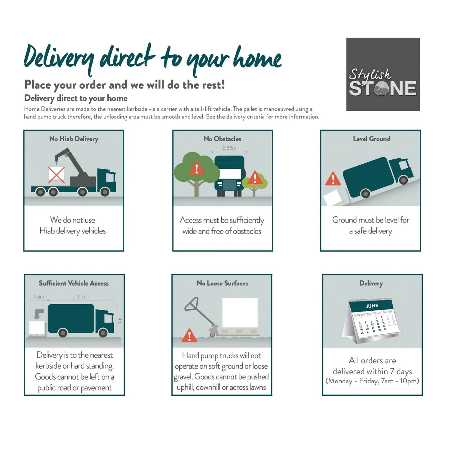 Stylish Stone Hereford Paving Smooth 450 X 450mm - Grey (Full Pack) 2 Stylish Stone Hereford Paving Smooth 450 X 450mm - Grey (Full Pack) - Image 2