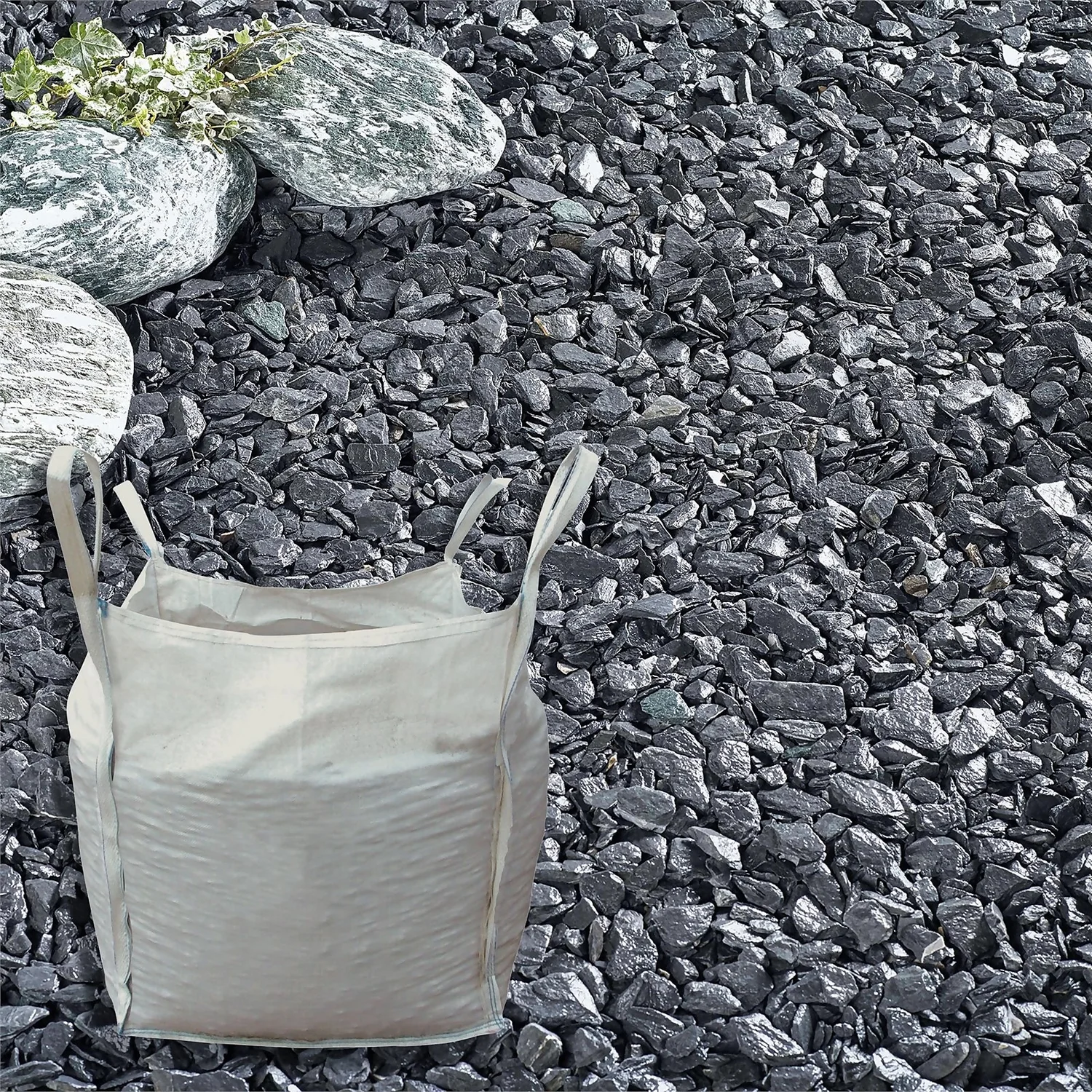Stylish Stone Blue Slate 20mm - Bulk Bag 750 Kg 1 Stylish Stone Blue Slate 20mm - Bulk Bag 750 Kg