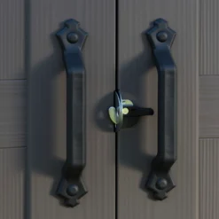 Keter Factor 8 X 6ft Outdoor Garden Apex Storage Shed - Beige/Brown -Garantia Store 12817713 2924895619452919