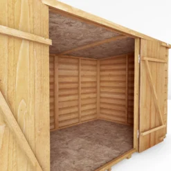 Mercia 6 X 4ft Overlap Pent Bike Shed -Garantia Store 12820074 2014989186207270