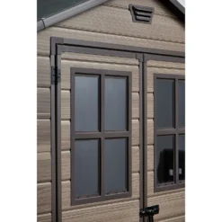 Keter Scala 6 X 8ft Outdoor Garden Apex Storage Shed - Brown -Garantia Store 12820748 1894909431068058