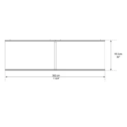 Palram - Canopia Canopy Aquila 3000 Grey Clear -Garantia Store 12821841 9074833200152815