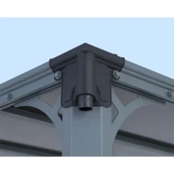 Palram - Canopia Milano 4300 Garden Gazebo Grey Bronze -Garantia Store 12821928 1724833173369571