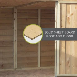 Mercia 7 X 3ft Overlap Apex Bike Shed -Garantia Store 12822438 6144989186550923