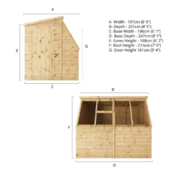 Mercia 8 X 6ft Potting Shed - Incl. Installation -Garantia Store 12822458 2415028841733964