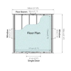 Mercia 6x6ft Dutch Style Playhouse - Installation Included -Garantia Store 12822460 4675018266914630