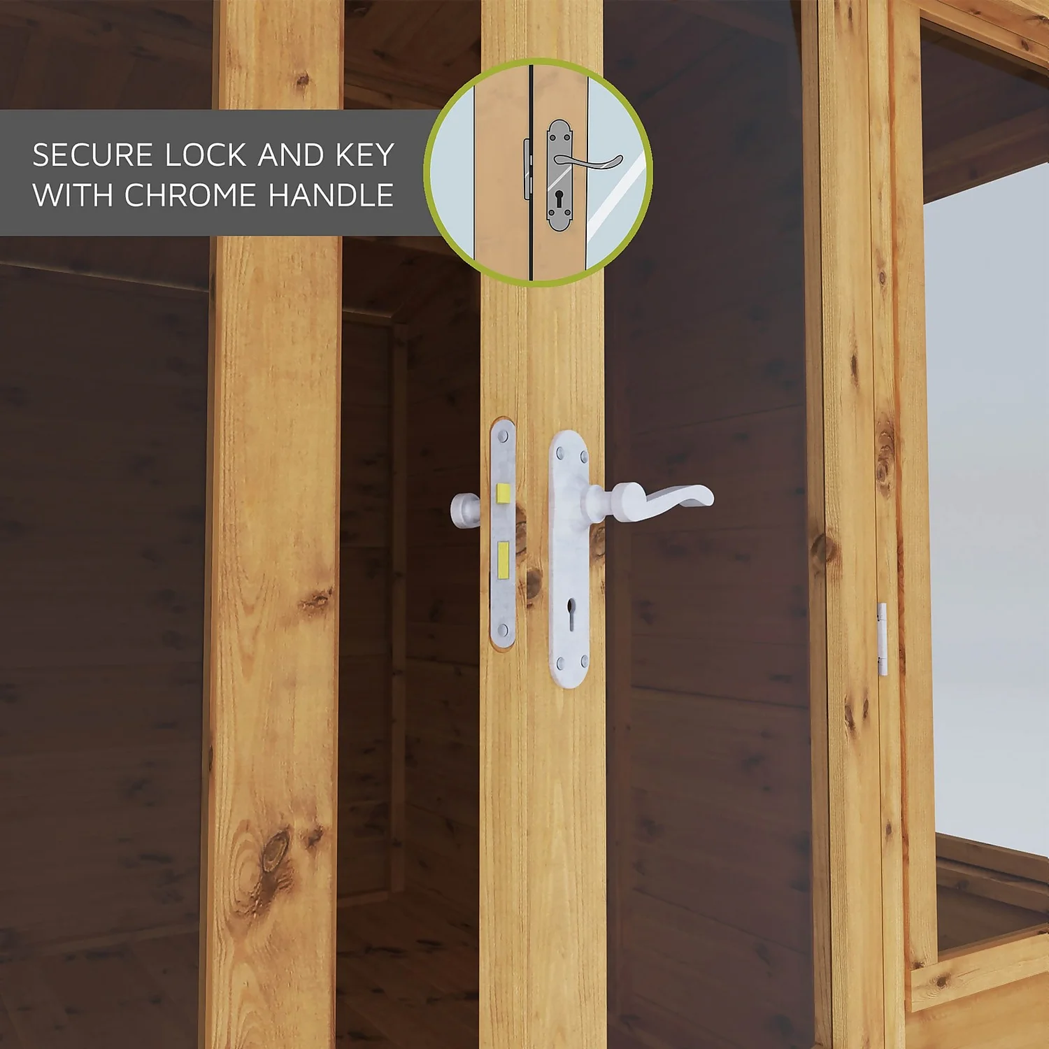 Mercia 10 X 8ft Garden Room With Side Shed - Incl. Installation 6 Mercia 10 X 8ft Garden Room With Side Shed - Incl. Installation - Image 6