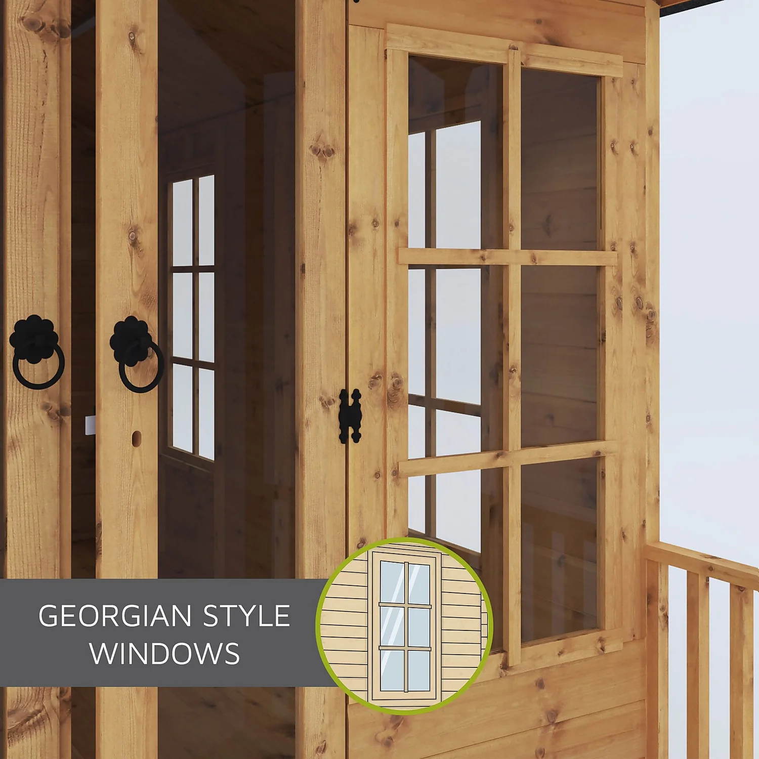 Mercia 8 X 8ft Traditional Summerhouse - Installation Included 7 Mercia 8 X 8ft Traditional Summerhouse - Installation Included - Image 7