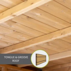 Mercia 11 X 7ft Summerhouse With Side Shed - Installation Included -Garantia Store 12822779 1314833219462870