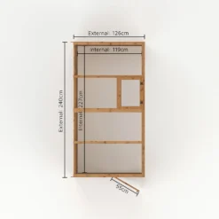 Mercia 8 X 4ft Lean To Greenhouse - Installation Included -Garantia Store 12822781 9325038447793946