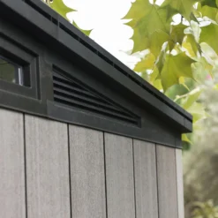 Keter Artisan 9 X 7ft Outdoor Garden Storage Pent Shed - Grey -Garantia Store 12823643 5715036177459739