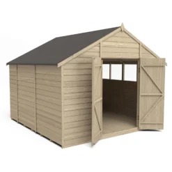 Forest 10 X 10ft Overlap Pressure Treated Double Door Apex Shed 13 Forest 10 X 10ft Overlap Pressure Treated Double Door Apex Shed -Garantia Store 12823849 1394833219186744