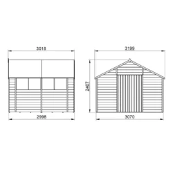 Forest 10 X 10ft Overlap Pressure Treated Double Door Apex Shed 18 Forest 10 X 10ft Overlap Pressure Treated Double Door Apex Shed -Garantia Store 12823849 1694833219518130