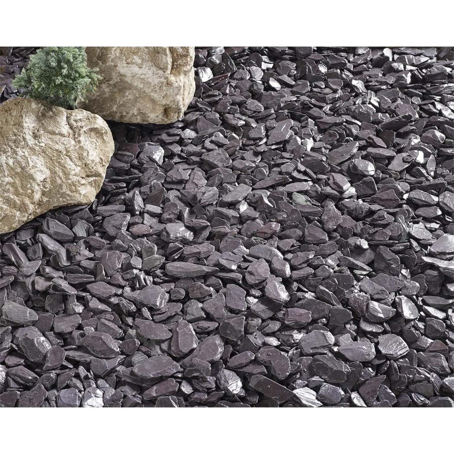 Decorative Aggregates Plum Slate - 17kg 2 Decorative Aggregates Plum Slate - 17kg - Image 2