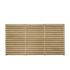 Forest Double Forest Slatted Fence Panel - 3ft - Pack Of 3 -Garantia Store 12824329 6254833216195360