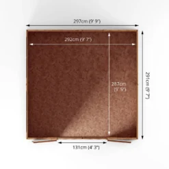 Mercia 10 X 10ft Overlap Apex Shed - Incl. Installation -Garantia Store 12825398 1575047801171206