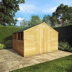 Mercia 10 X 10ft Overlap Apex Shed - Incl. Installation -Garantia Store 12825398 9935047800569406