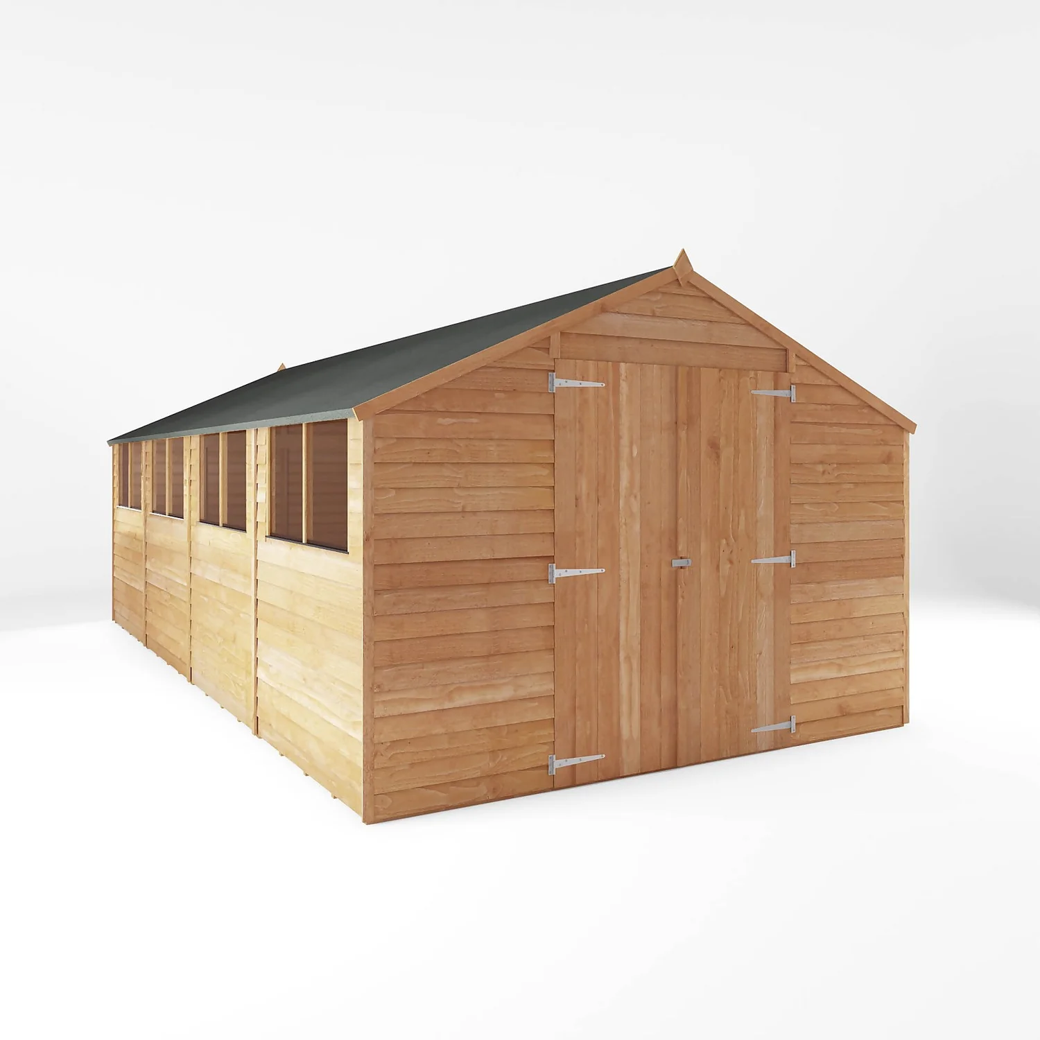 Mercia 20 X 10ft Overlap Apex Shed - Incl. Installation 1 Mercia 20 X 10ft Overlap Apex Shed - Incl. Installation