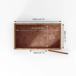 Mercia 5 X 3ft Overlap Apex Windowless Shed - Incl. Installation -Garantia Store 12825400 1095012835980142
