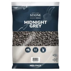 Stylish Stone Midnight Grey - Midi Pack - 9kg -Garantia Store 12826536 6444902951245481