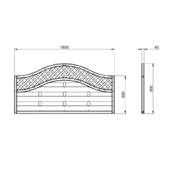 1.8m X 0.9m Pressure Treated Decorative Europa Prague Fence Panel - Pack Of 5 7 1.8m X 0.9m Pressure Treated Decorative Europa Prague Fence Panel - Pack Of 5 -Garantia Store 12832750 9194833196583259