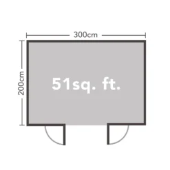 Harwood 3.0m X 2.0m Log Cabin 24kg Felt Plus Underlay -Garantia Store 12832757 1854833199533216