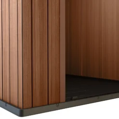 Keter Darwin 6 X 4ft Outdoor Garden Apex Storage Shed - Brown -Garantia Store 12833043 1075036177922045