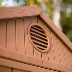 Keter Darwin 6 X 4ft Outdoor Garden Apex Storage Shed - Brown -Garantia Store 12833043 5445036177891106