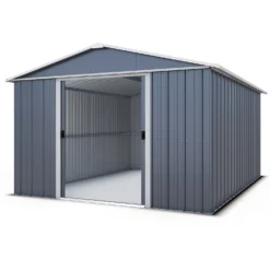 Yardmaster 10x13ft Metal Apex Shed -Garantia Store 12834202 1945040005905509