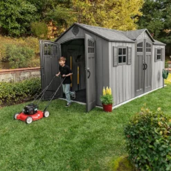 Lifetime 15x8 Ft Rough Cut Dual Entry Outdoor Storage Shed 13 Lifetime 15x8 Ft Rough Cut Dual Entry Outdoor Storage Shed -Garantia Store 12836588 1305012583765228