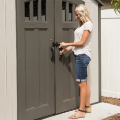 Lifetime 17.5 X 8 Ft Dual Entry Outdoor Storage Shed -Garantia Store 12836595 1175012583835617