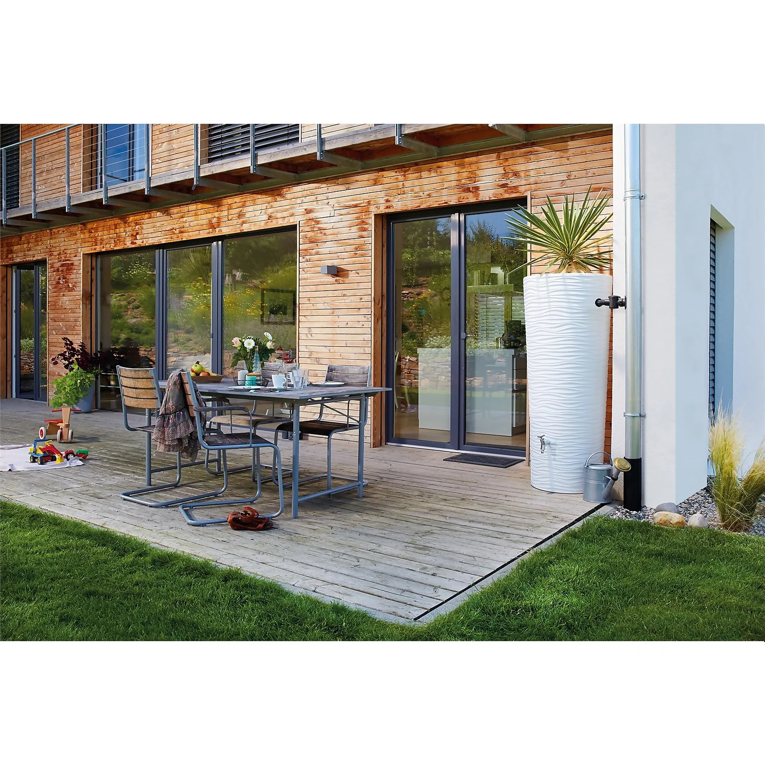 Garantia Natura 2In1 Water Tank - 350L - Arctic White 2 Garantia Natura 2In1 Water Tank - 350L - Arctic White - Image 2